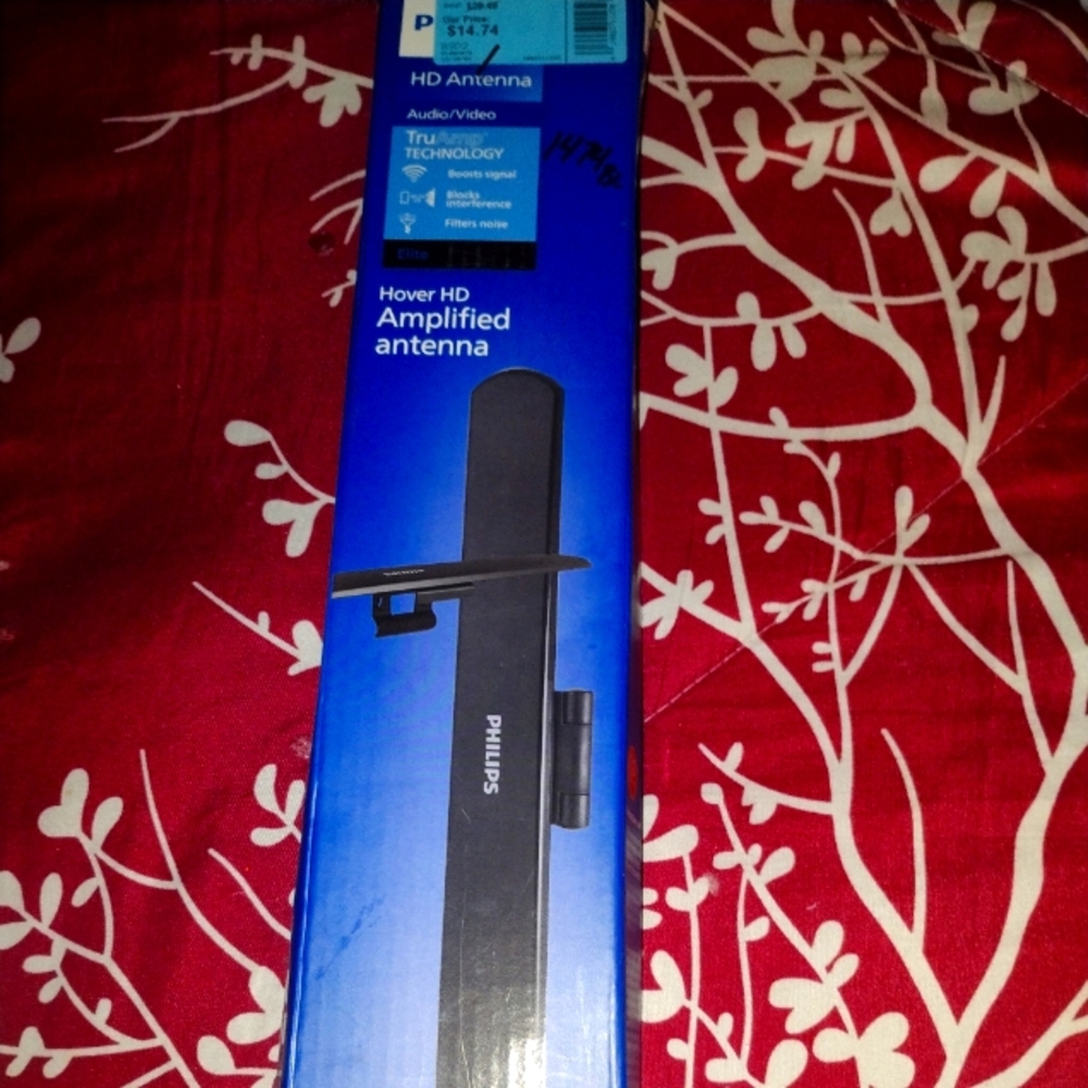 Philips HD Amplified Antenna - Black